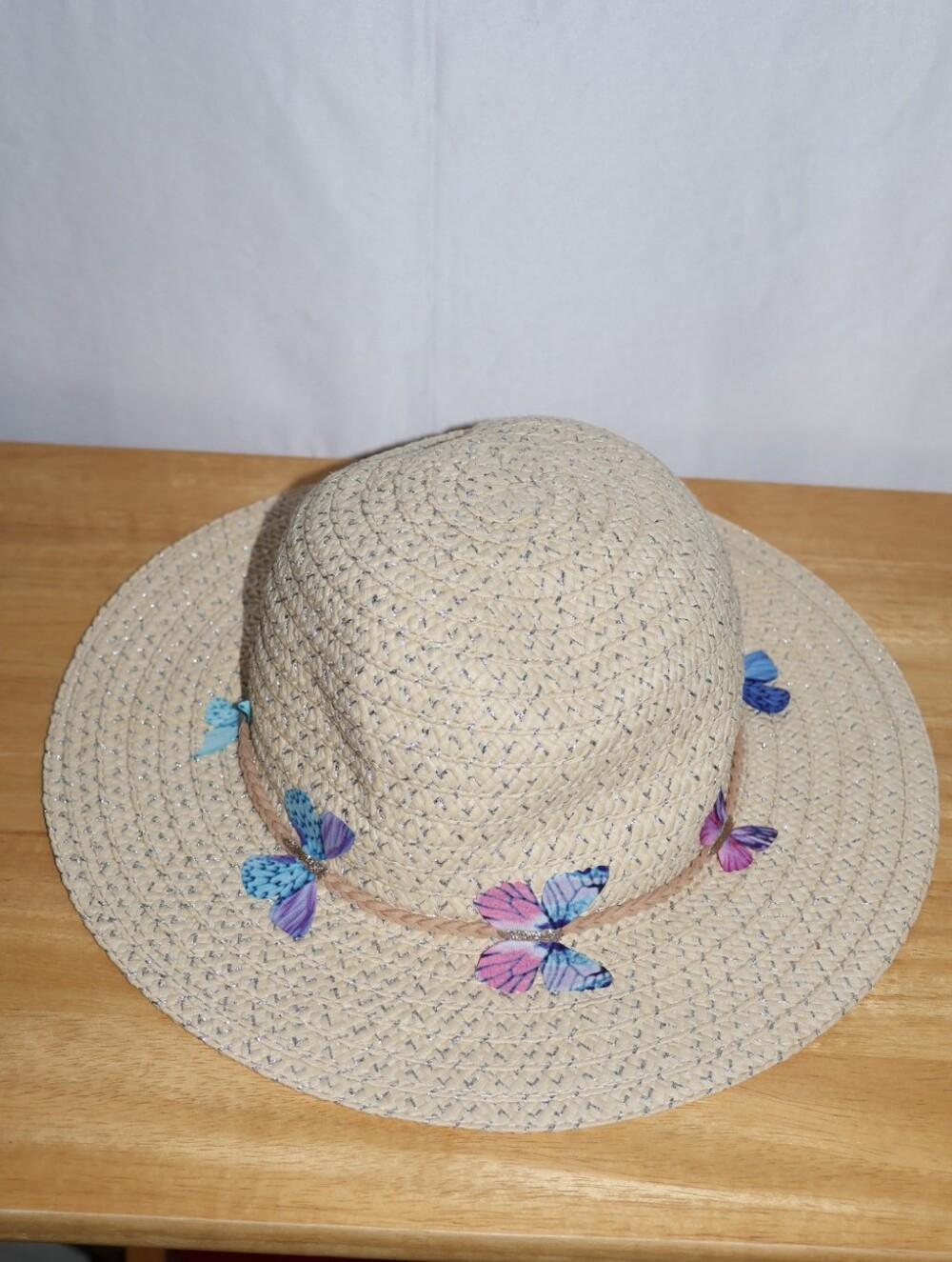 Capelli Girls' 3D Butterfly Floppy Hat.
